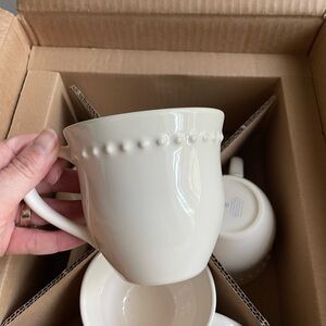 NIB Pottery Barn Emma Mugs (3 mugs only)